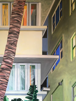 Night & light Miami 100x130 cm Collection privée Paris