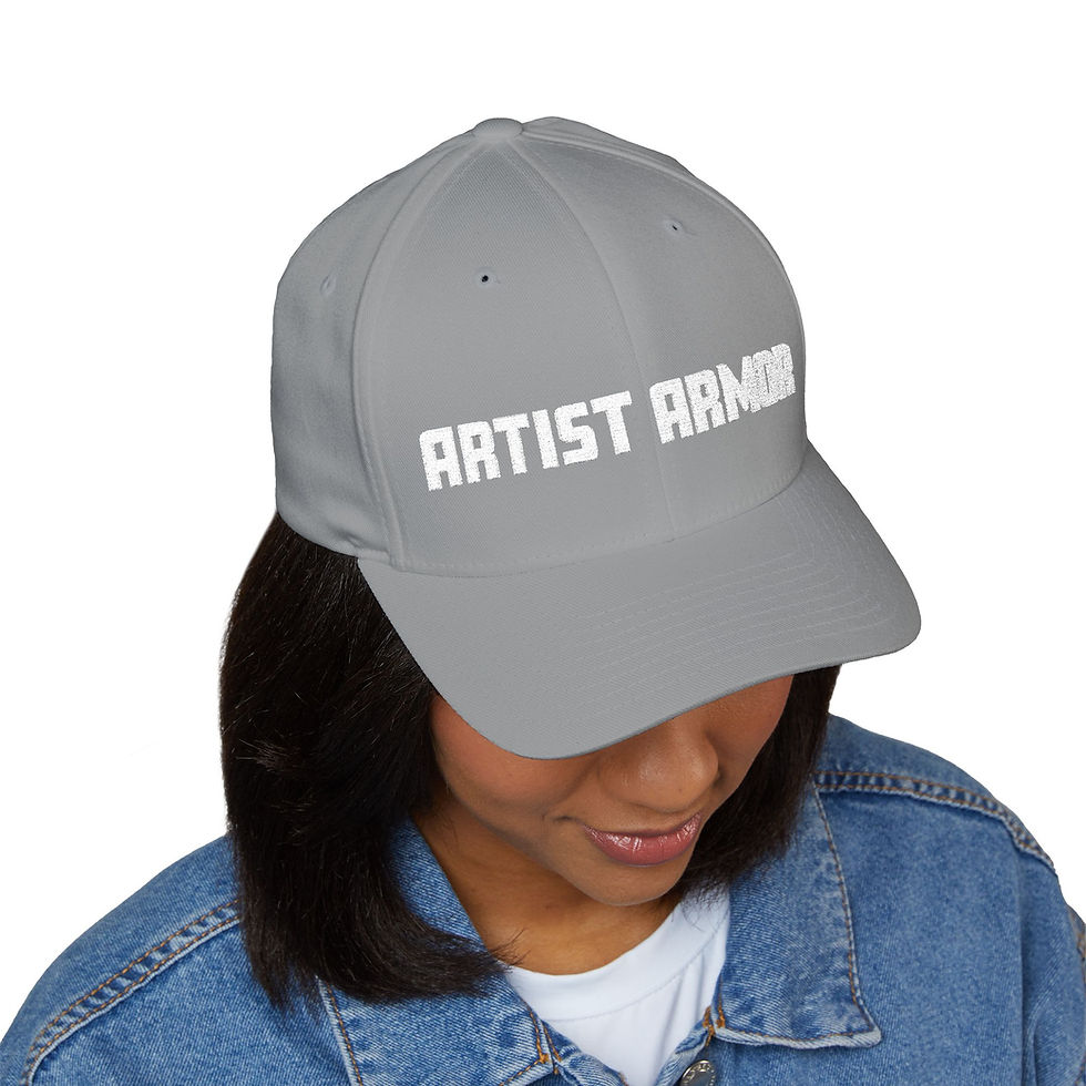 Thumbnail: Artist Armor Embroidered Cap — Bold Streetwear Hat for Creatives