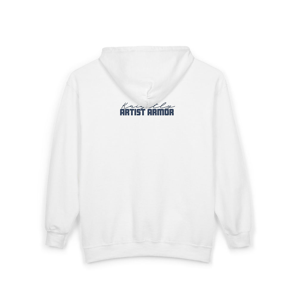 Thumbnail: Full-Zip Hoodie with Shield Logo & 'Make It Happen' Script