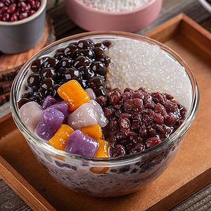 Taro & Yam Balls with Red Bean 芋圓紅豆