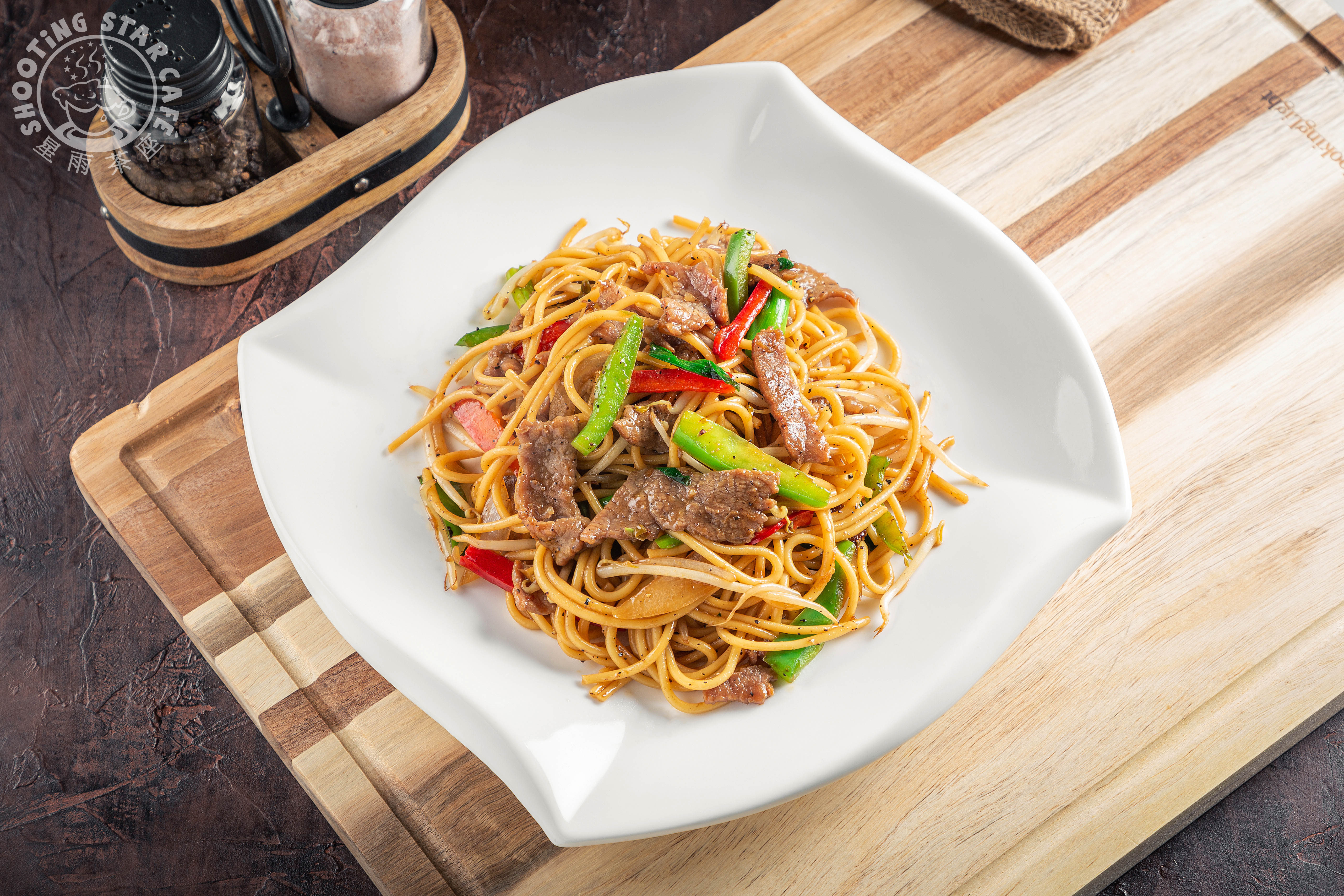 Arranged Food and Objects