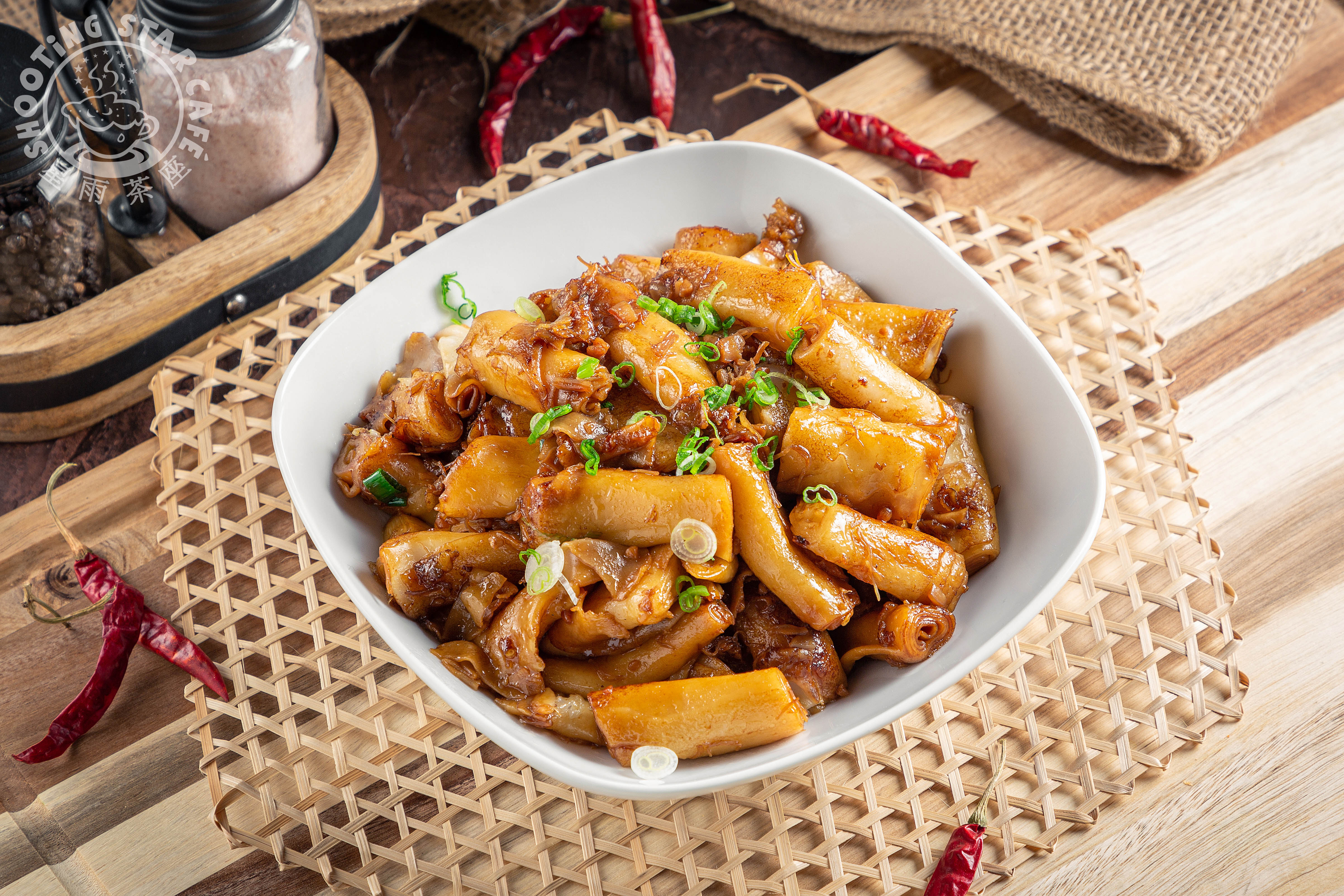 Arranged Food and Objects