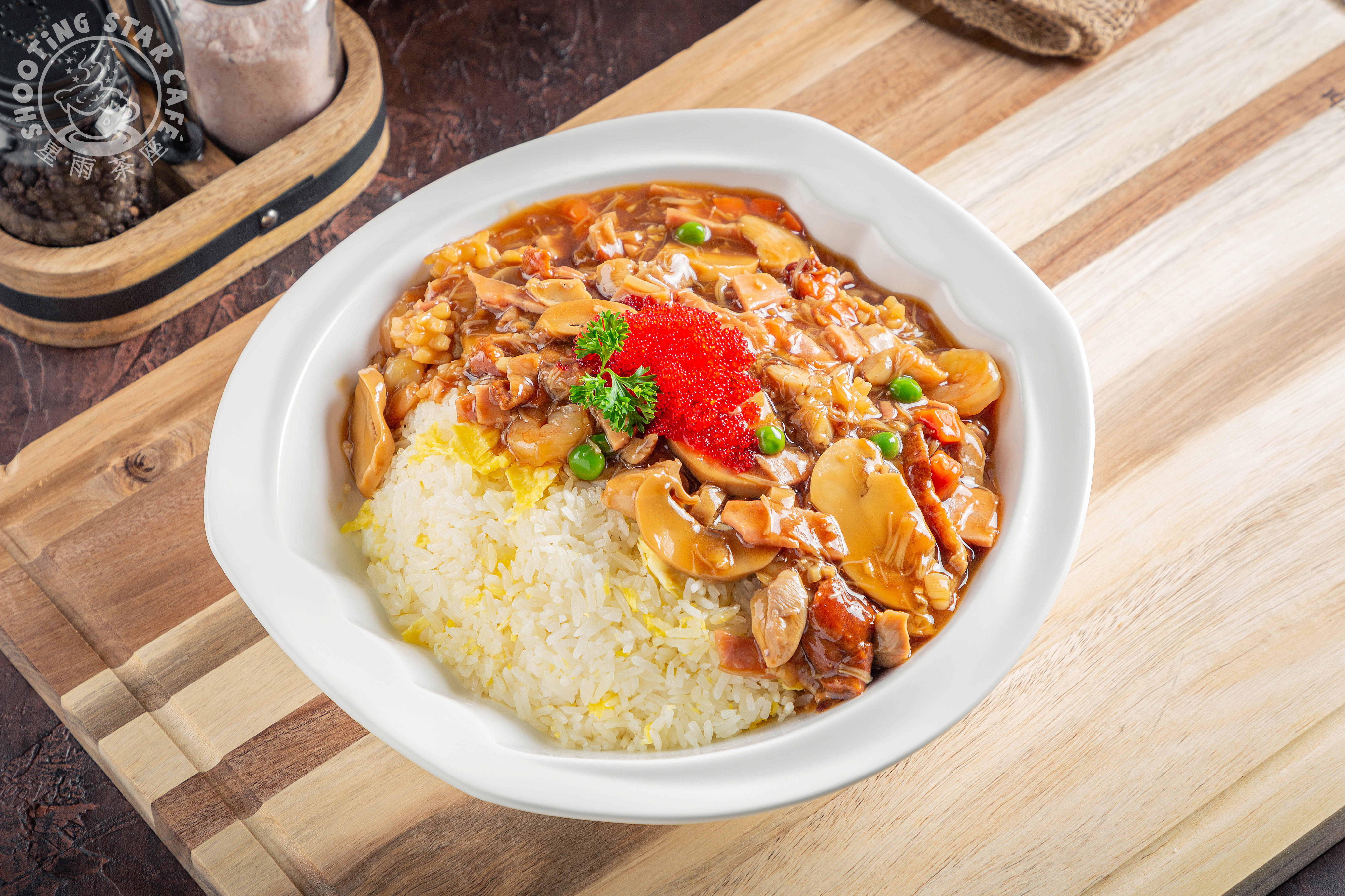 Arranged Food and Objects