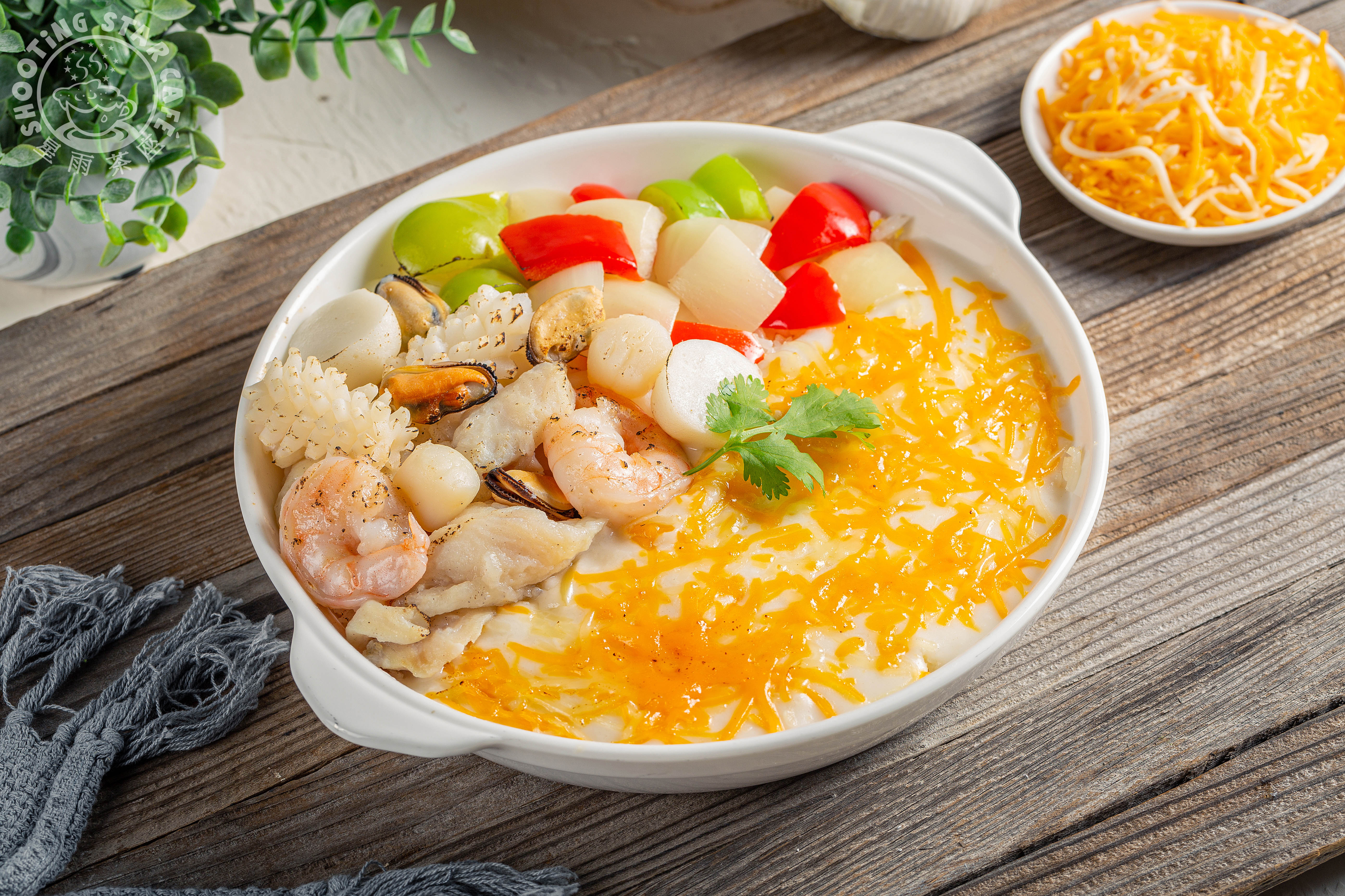 Arranged Food and Objects