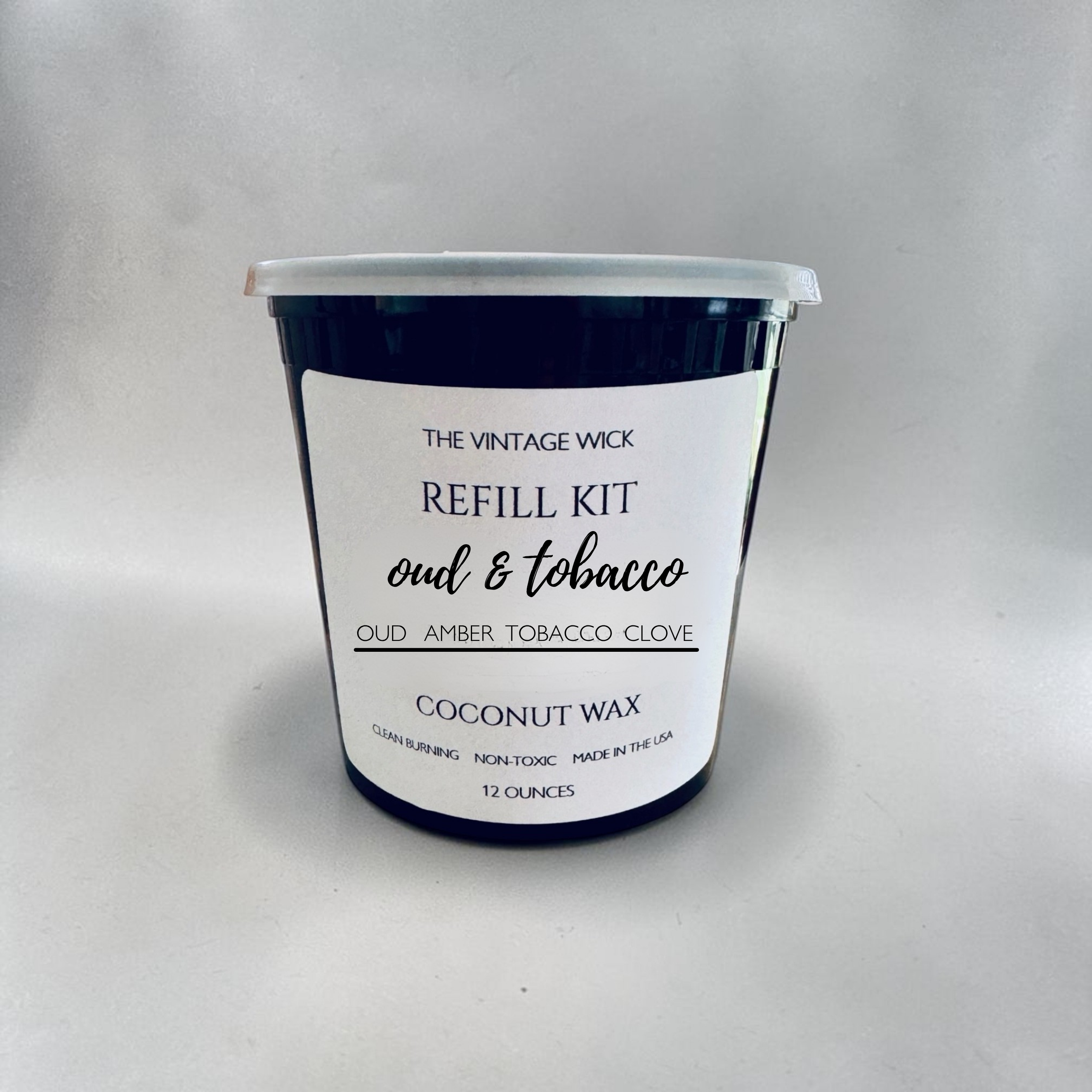 Oud & Tobacco Candle Kit - 12oz