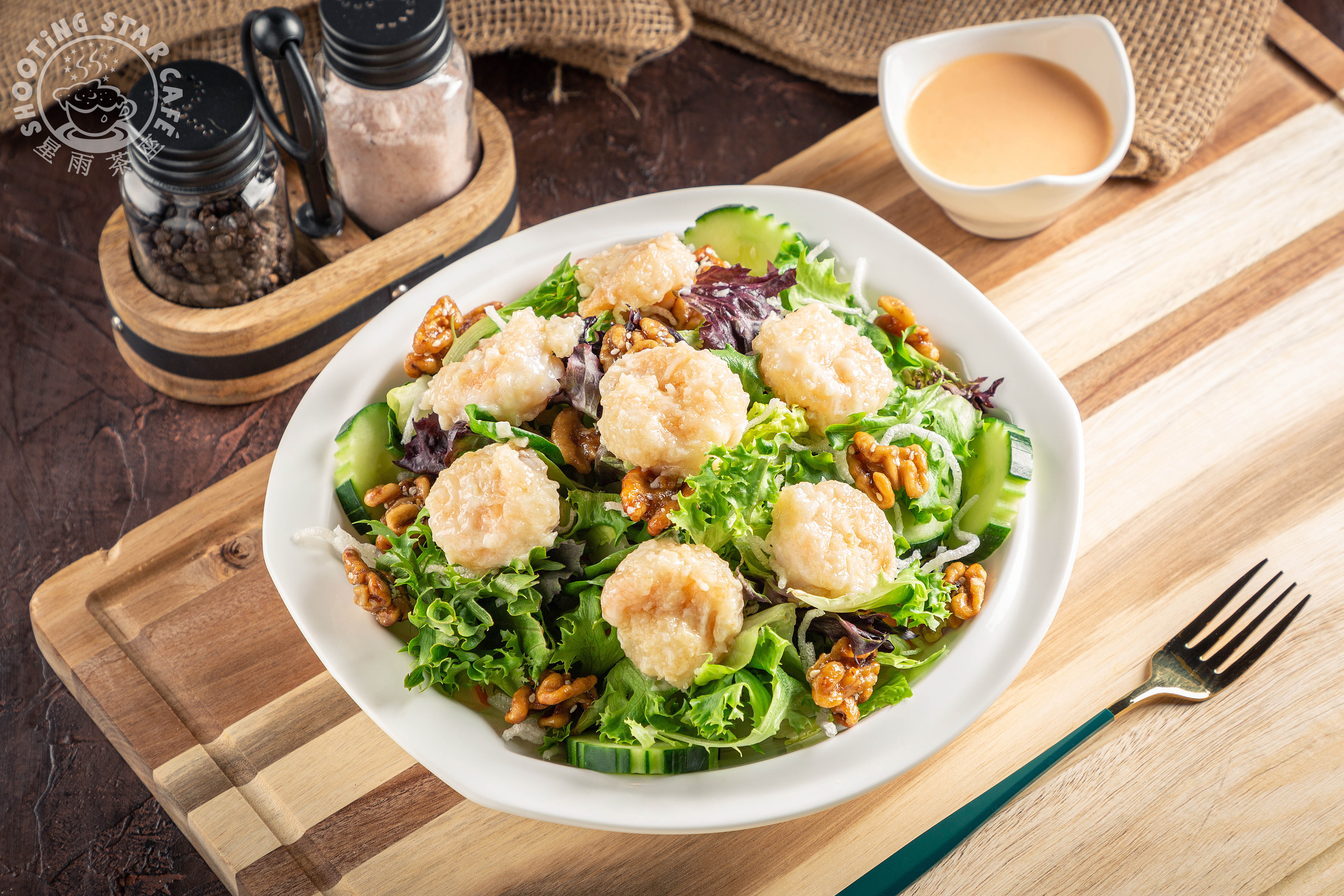 Arranged Food and Objects