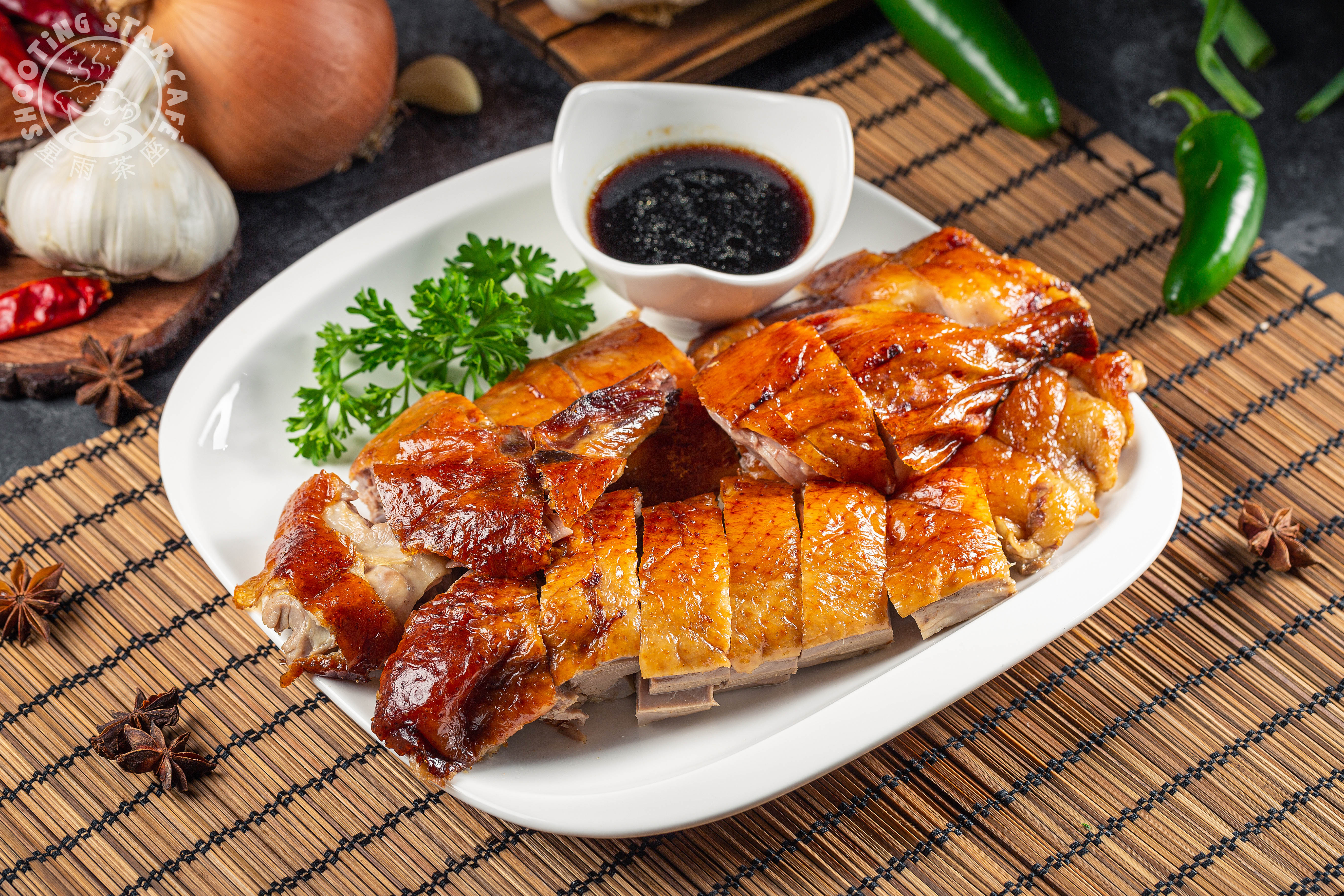 Arranged Food and Objects