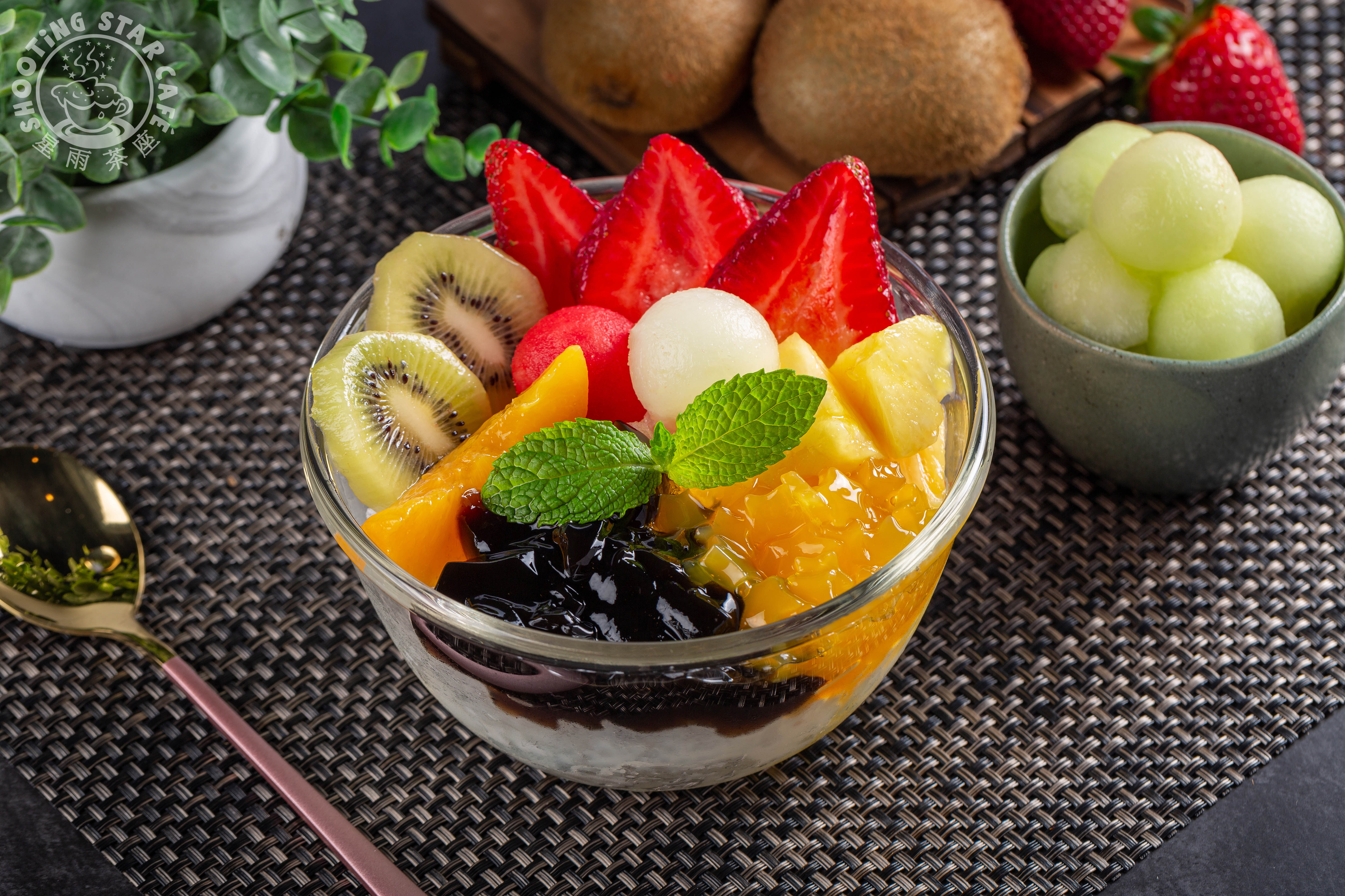 Arranged Food and Objects