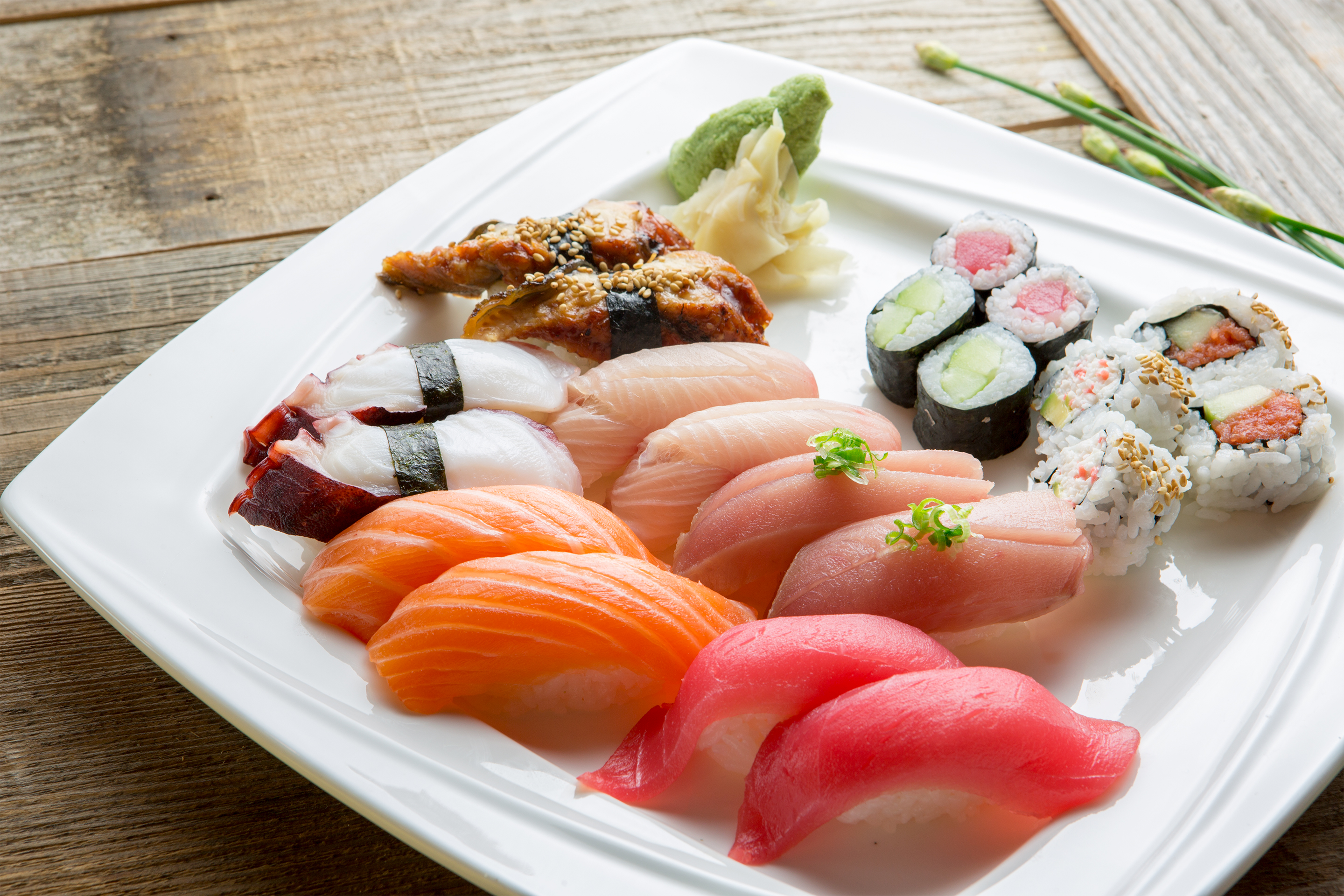 Arranged Food and Objects