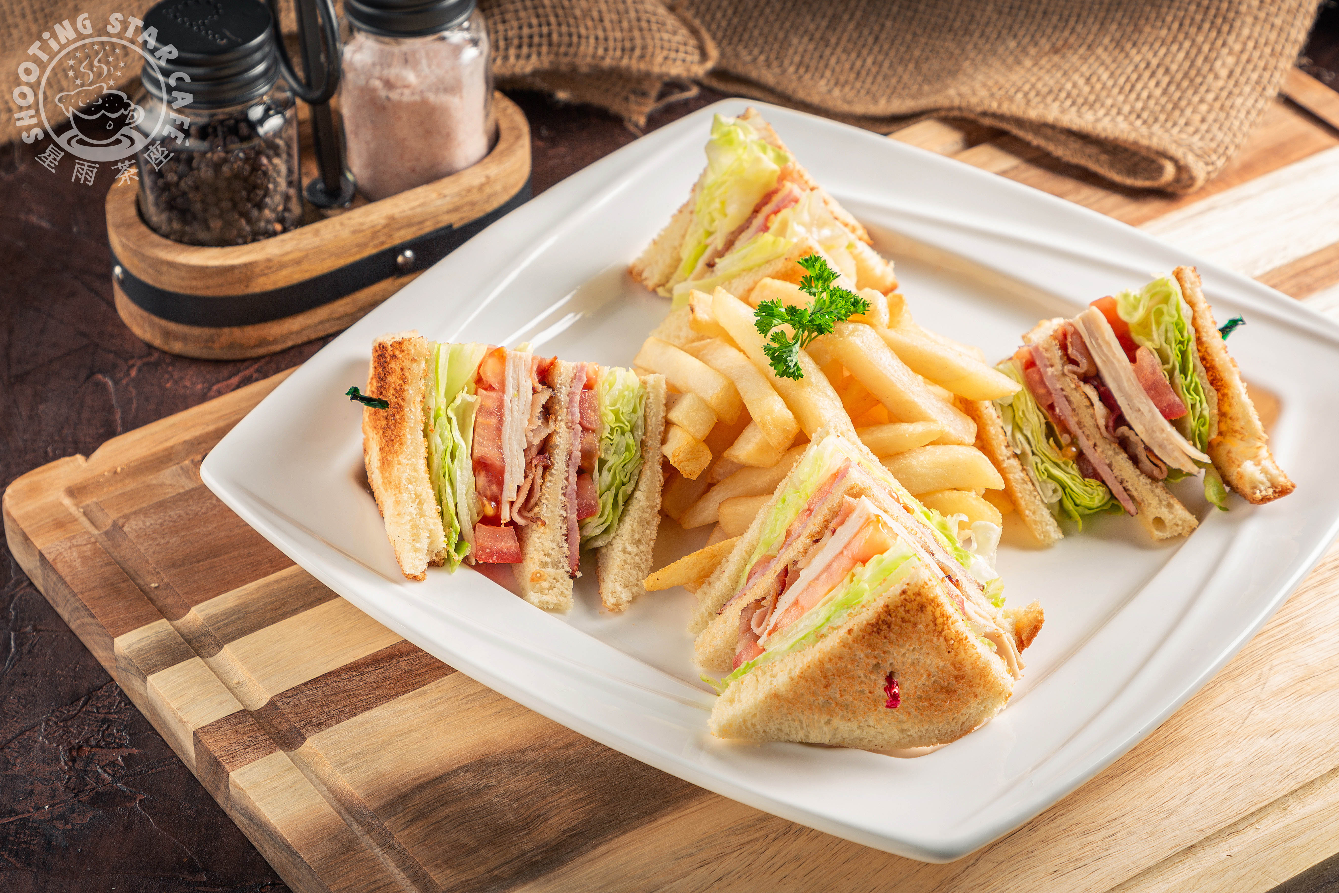 Arranged Food and Objects