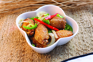 Arranged Food and Objects