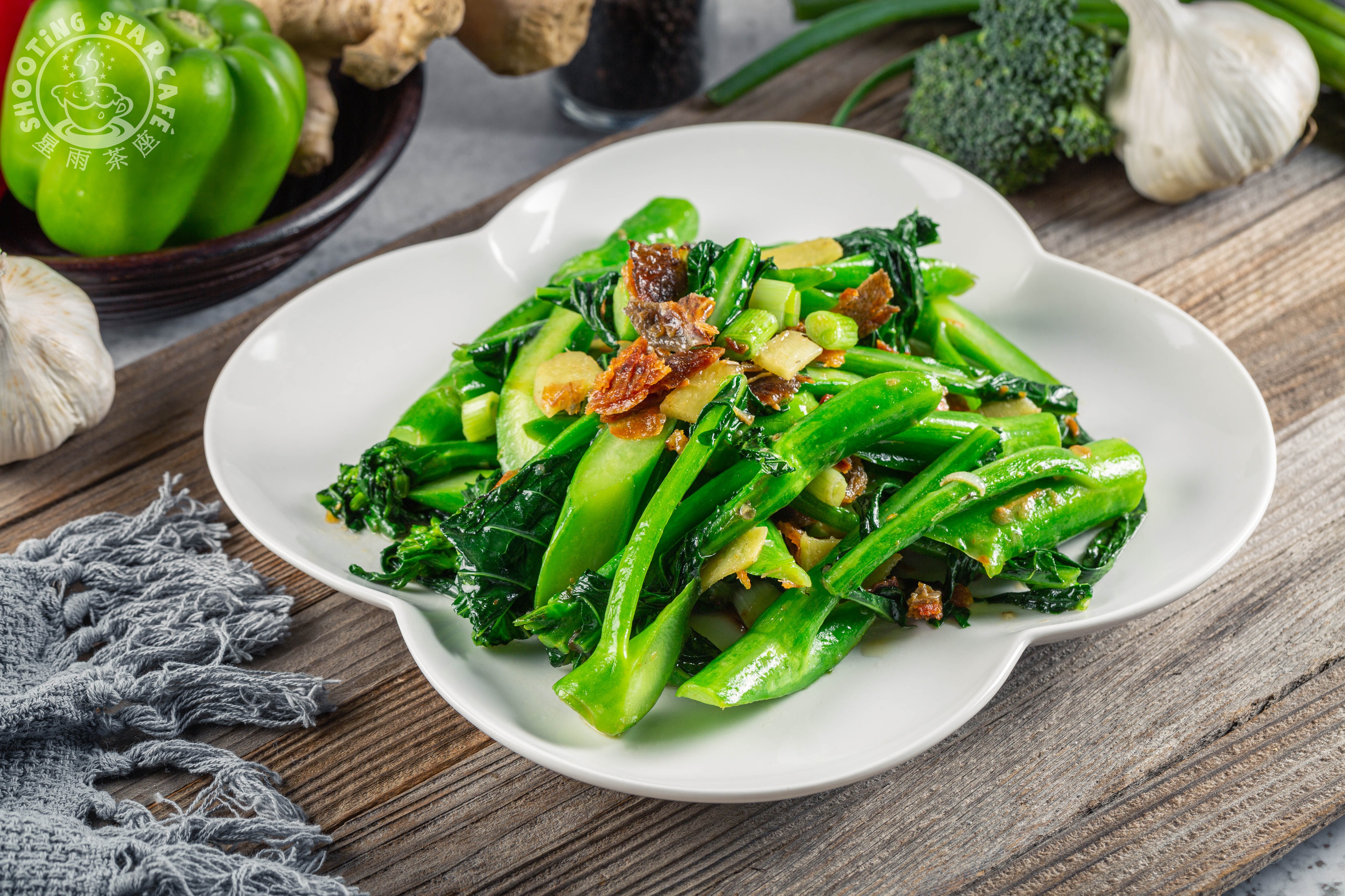 Arranged Food and Objects