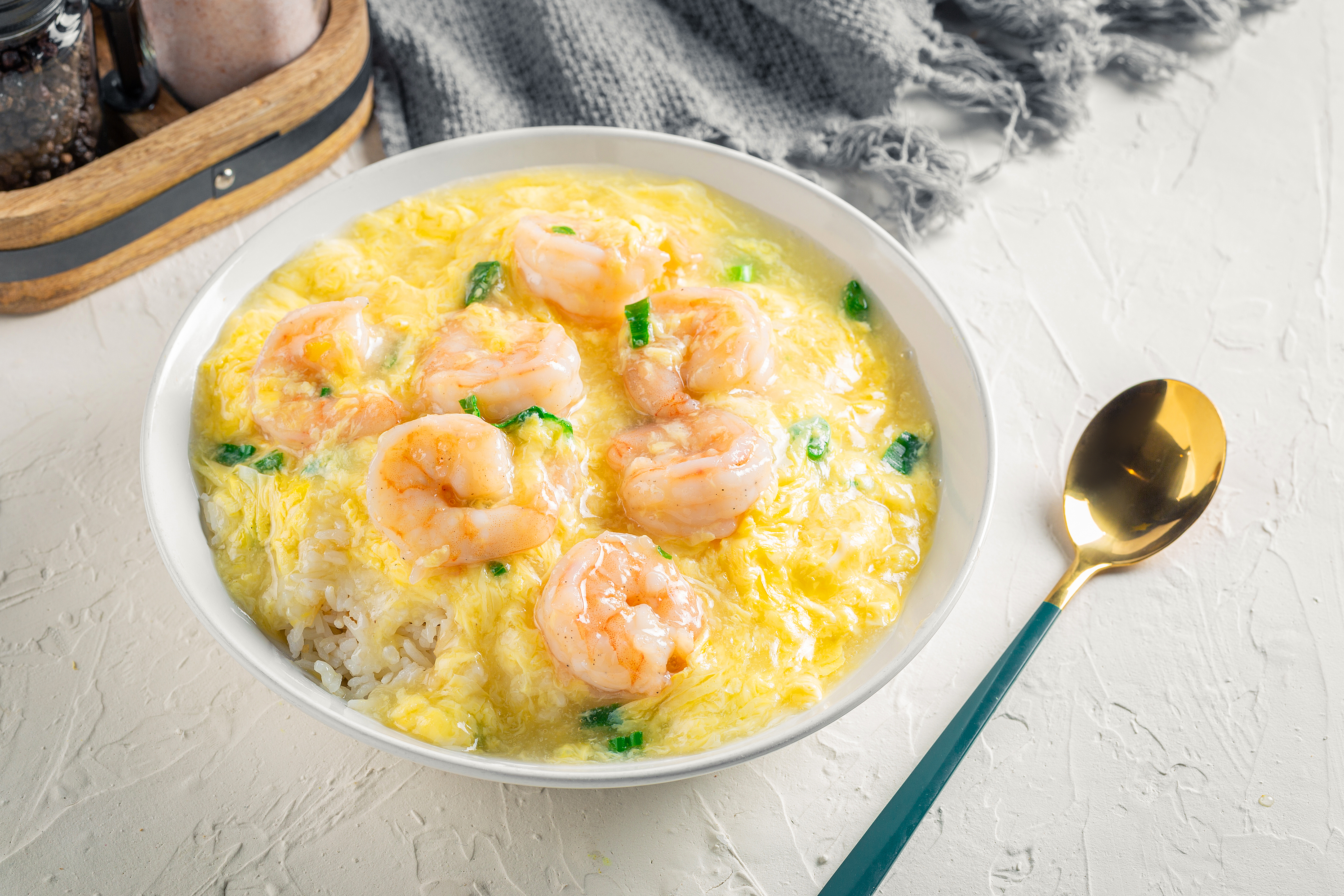 Arranged Food and Objects