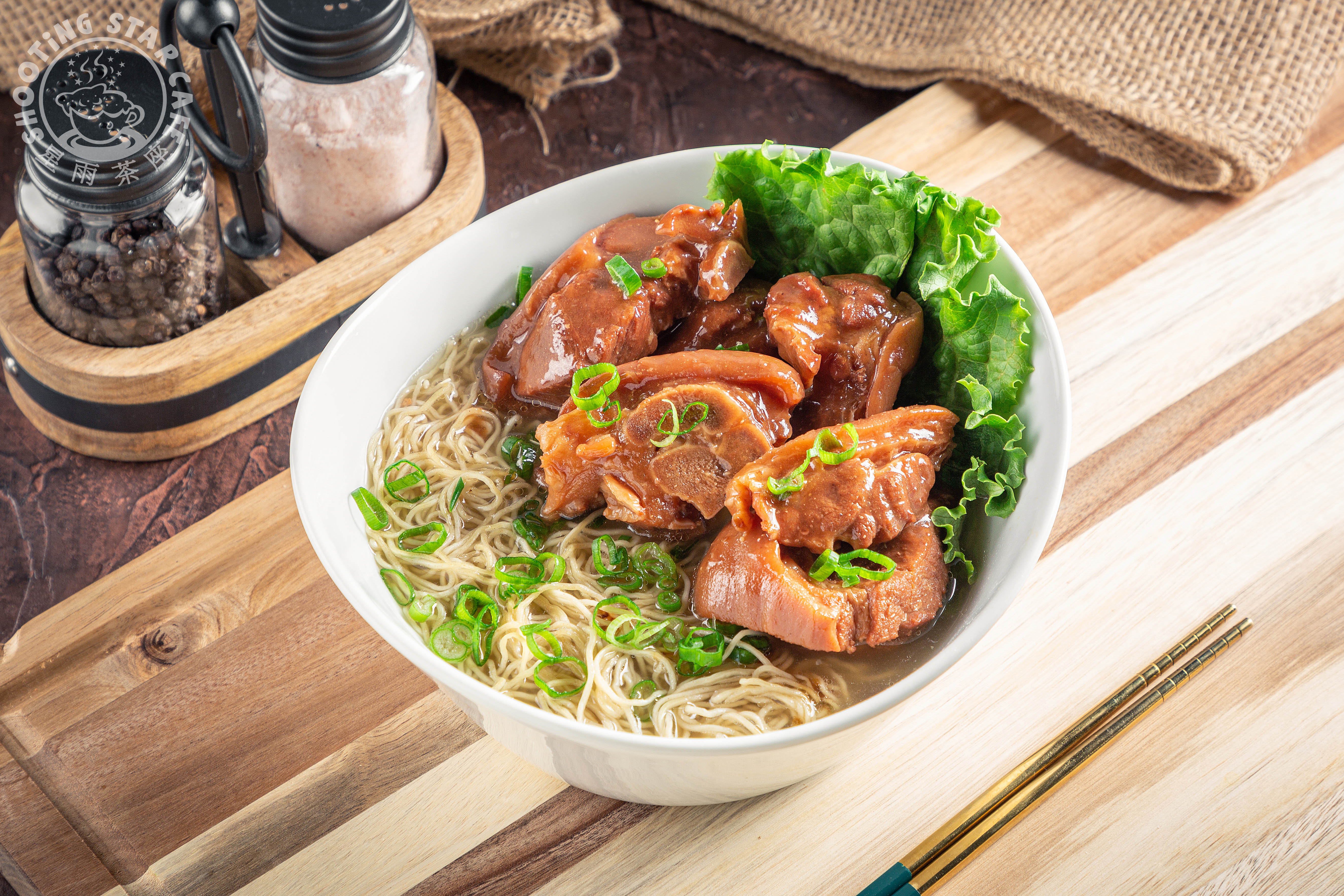 Arranged Food and Objects