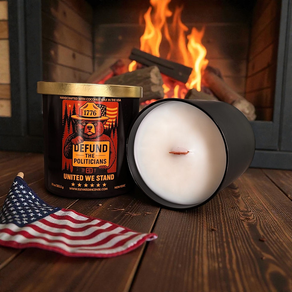 Defund the Politicians Coconut Wax Candle