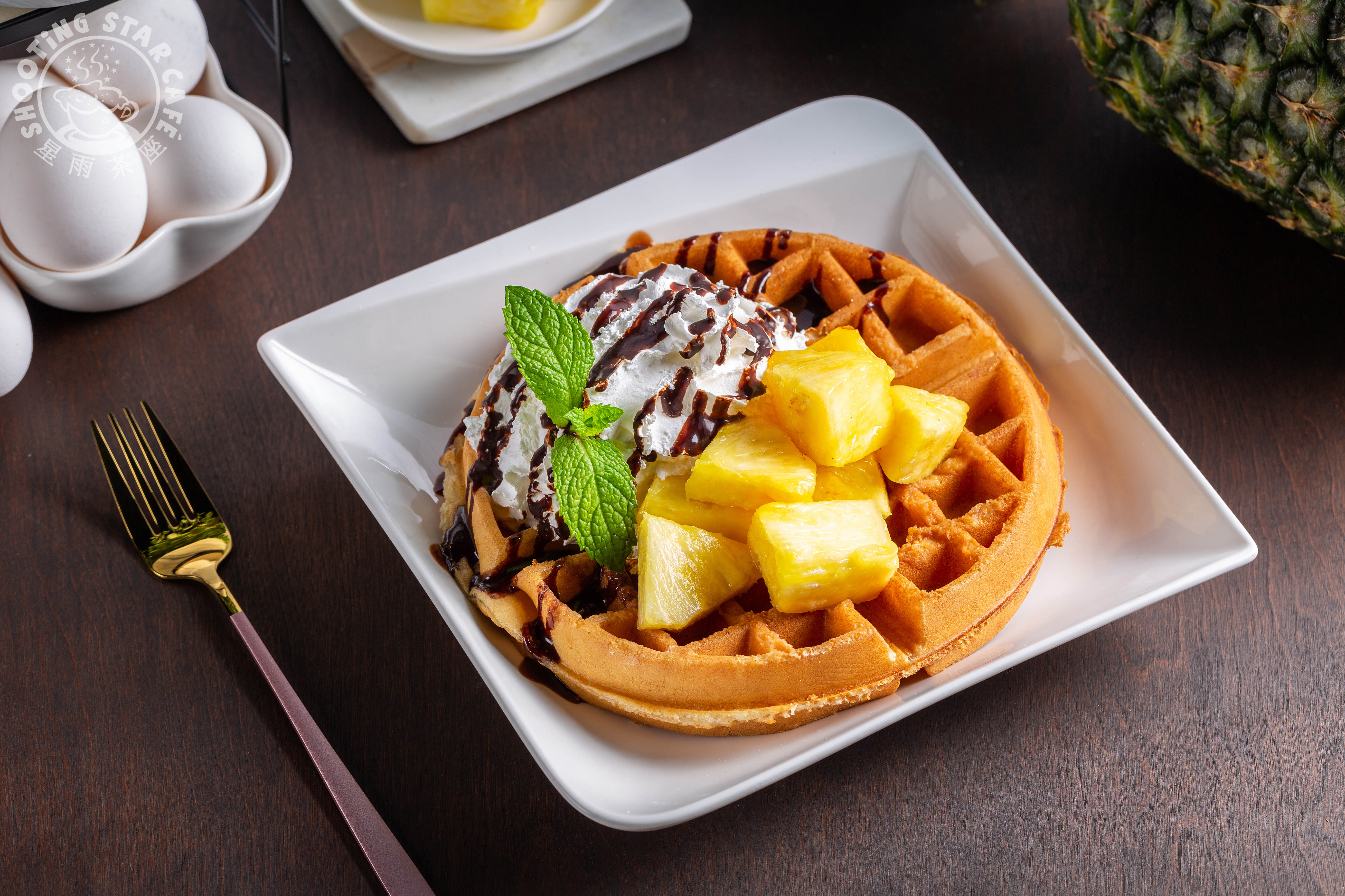 Arranged Food and Objects