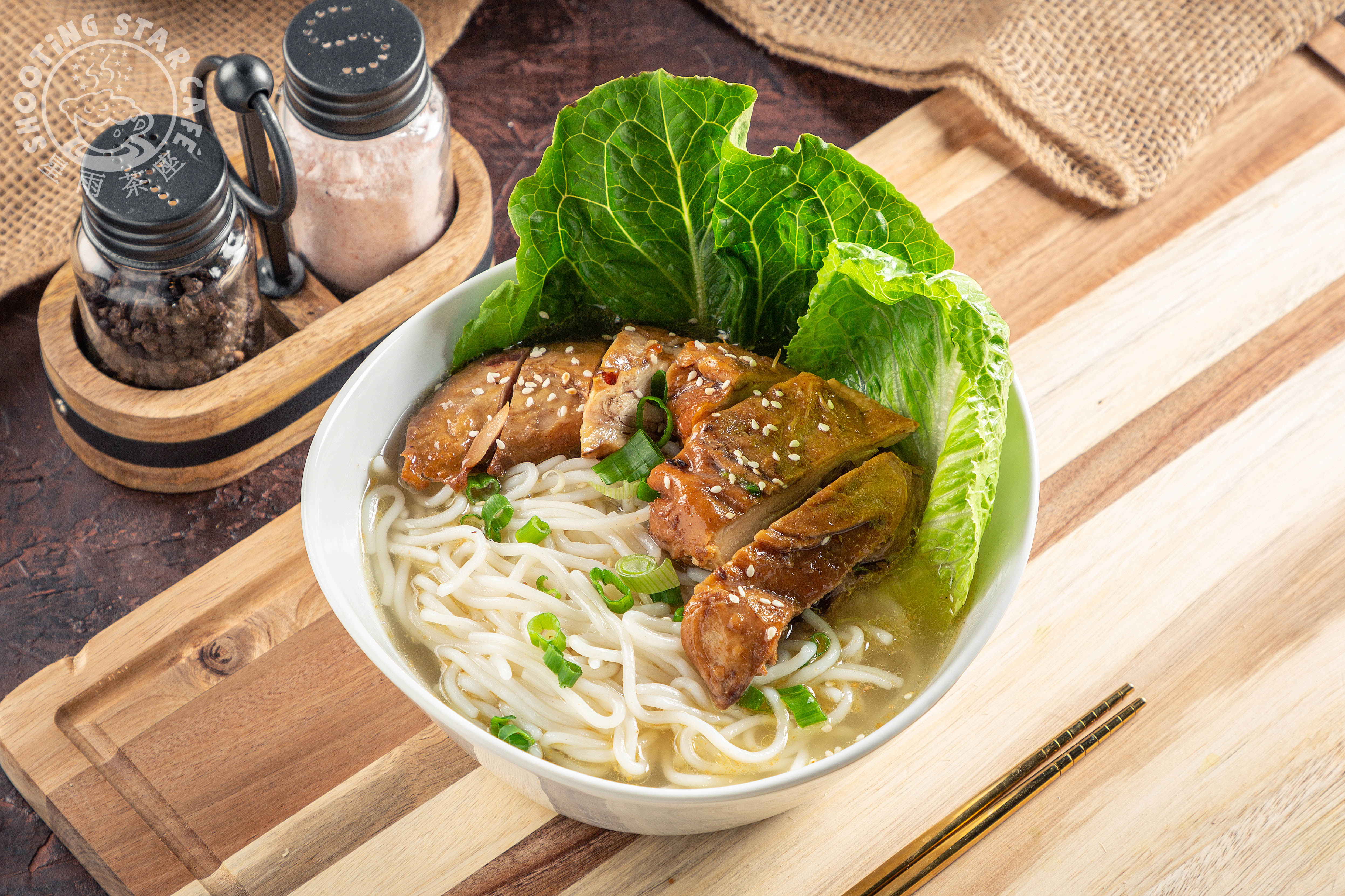 Arranged Food and Objects