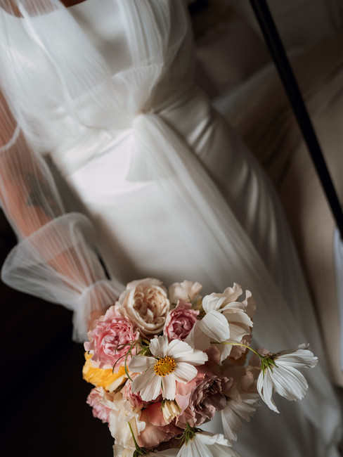 A bridal bouquet