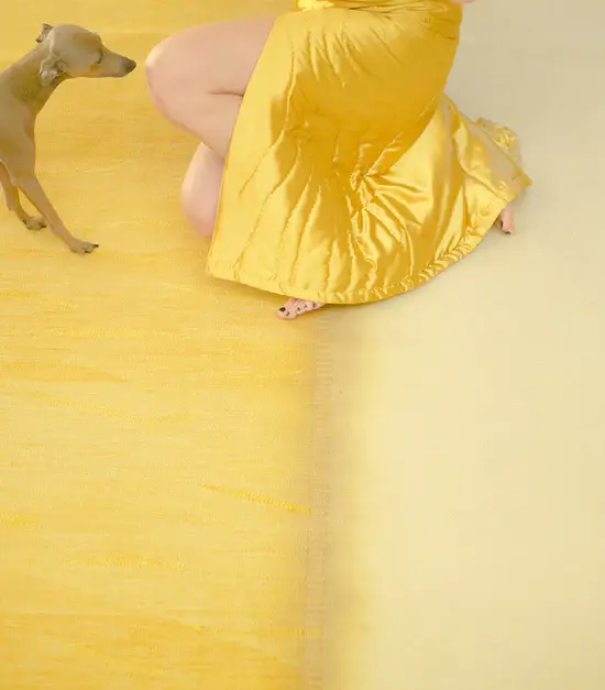 Küçük resim: Mustard Kilim El Dokuması