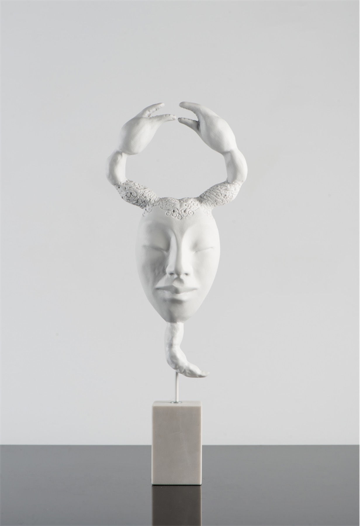 Akrep Mermer Kaideli Heykel