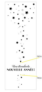 Instructions de bricolage pour une carte bonne année