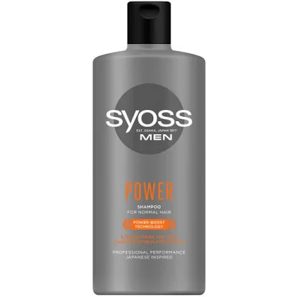 Syoss men шампунь "Power" 440мл