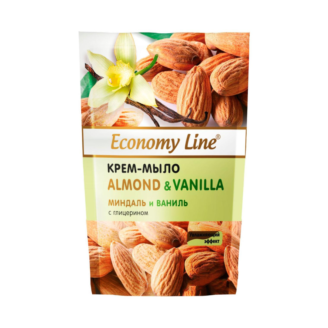 Economy line рідке мило "Мигдаль і ваніль" 460мл