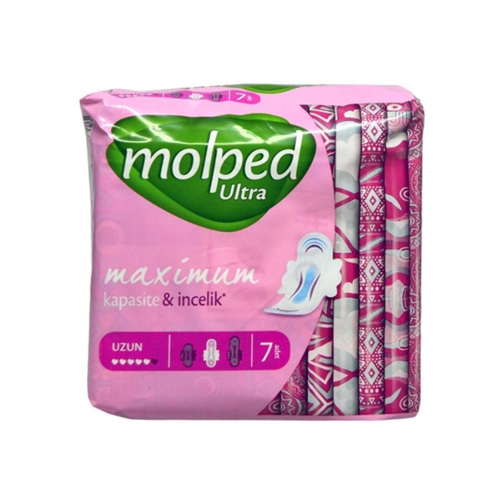 Molped ultra гігієнічні прокладки для критичних днів "Uzun" 7шт