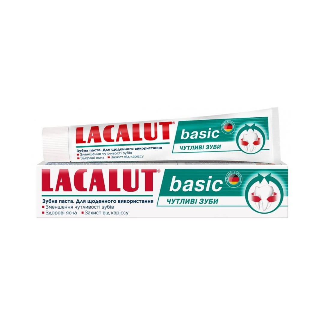 Lacalut basic "Чутливі зуби" 75мл