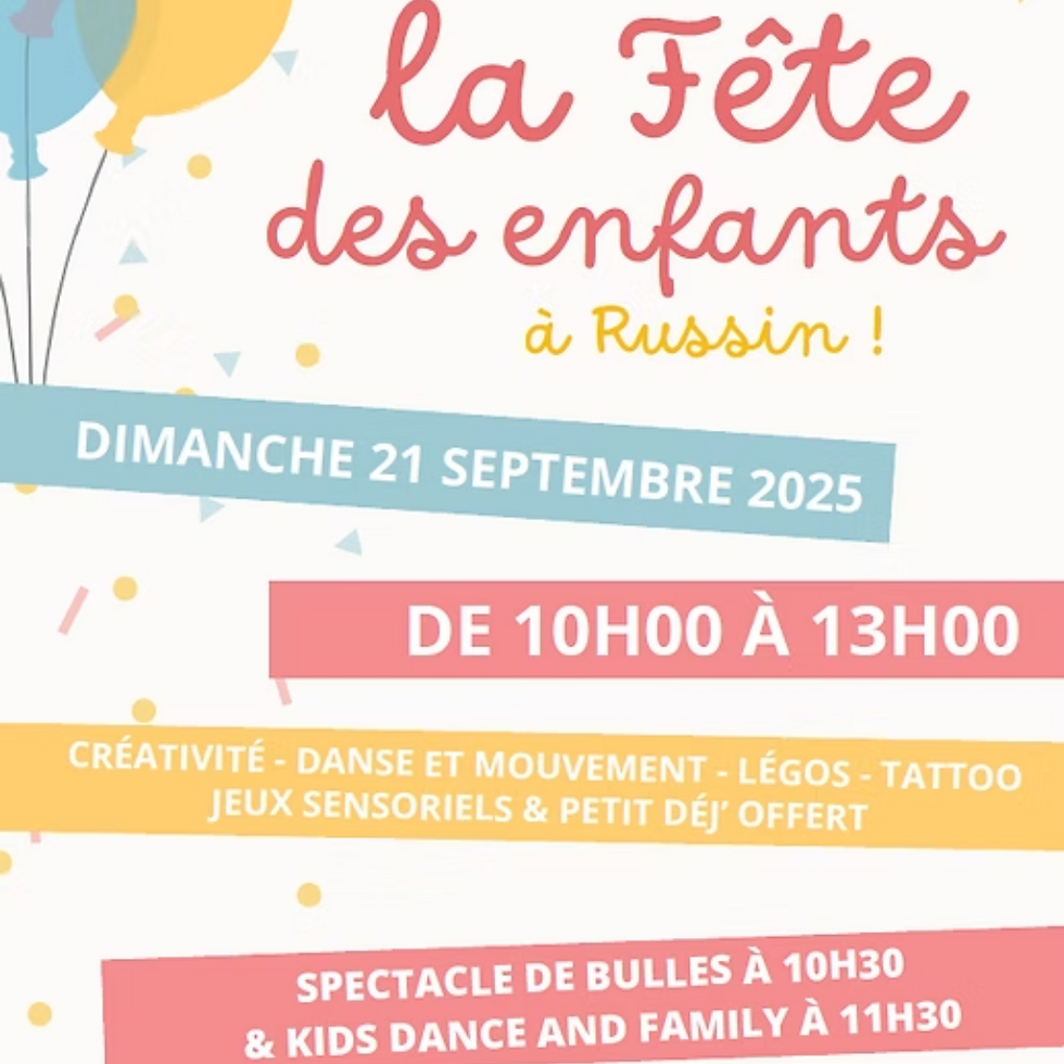 La fête des enfants à Russin