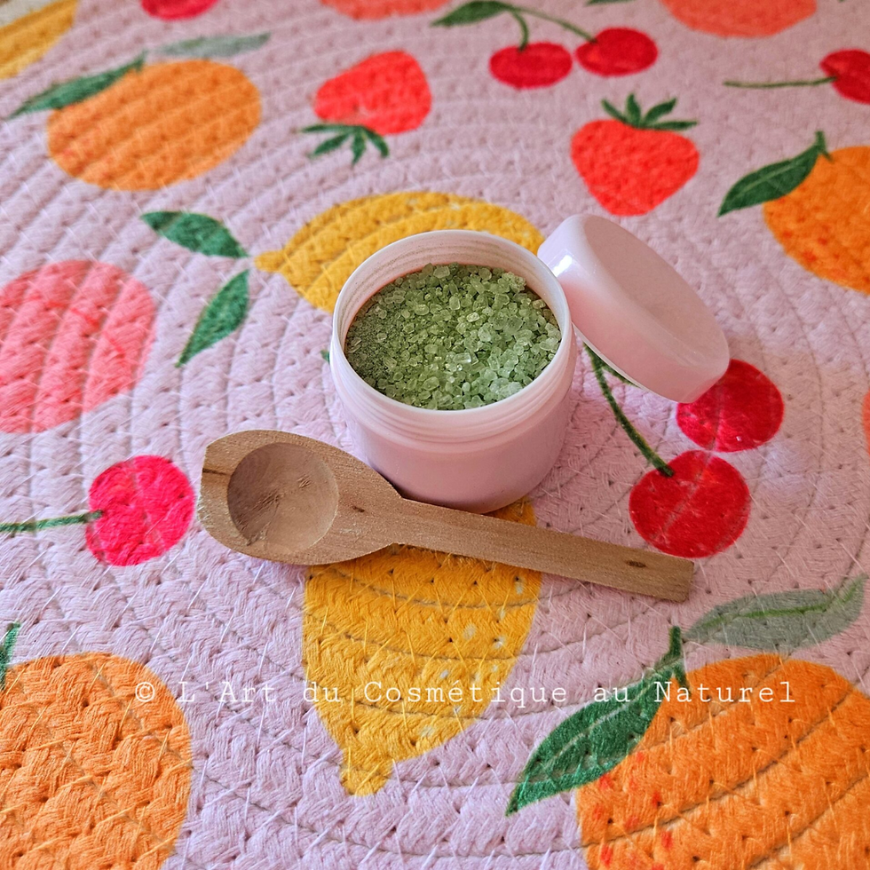 Atelier cosmétique "fabrication Sels de bain fruités" enfants 6-12 ans