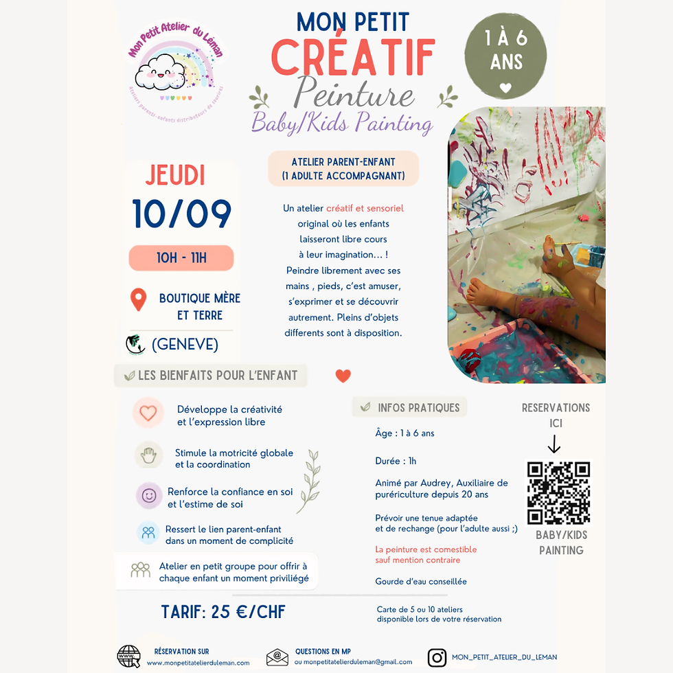 Atelier parent-enfant Baby/Kids Painting