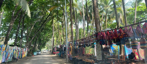 Comerciantes de alto poder adquisitivo inundan área pública de Playa Dominical