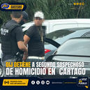 OIJ detiene a segundo sospechoso por homicidio de ingeniero en Cartago