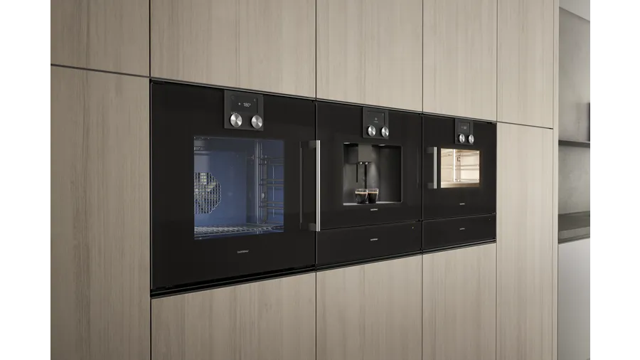 Gaggenau BOP250102 200 Series OVEN, 60cm, PYROLYTIC, Anthracite, RH