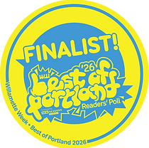badge that says finalist in the best of '26 Willamette Week reader's poll