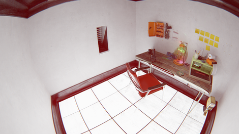 idea machine 3d render design scifi dystopian kubrick retro gaming brain jar