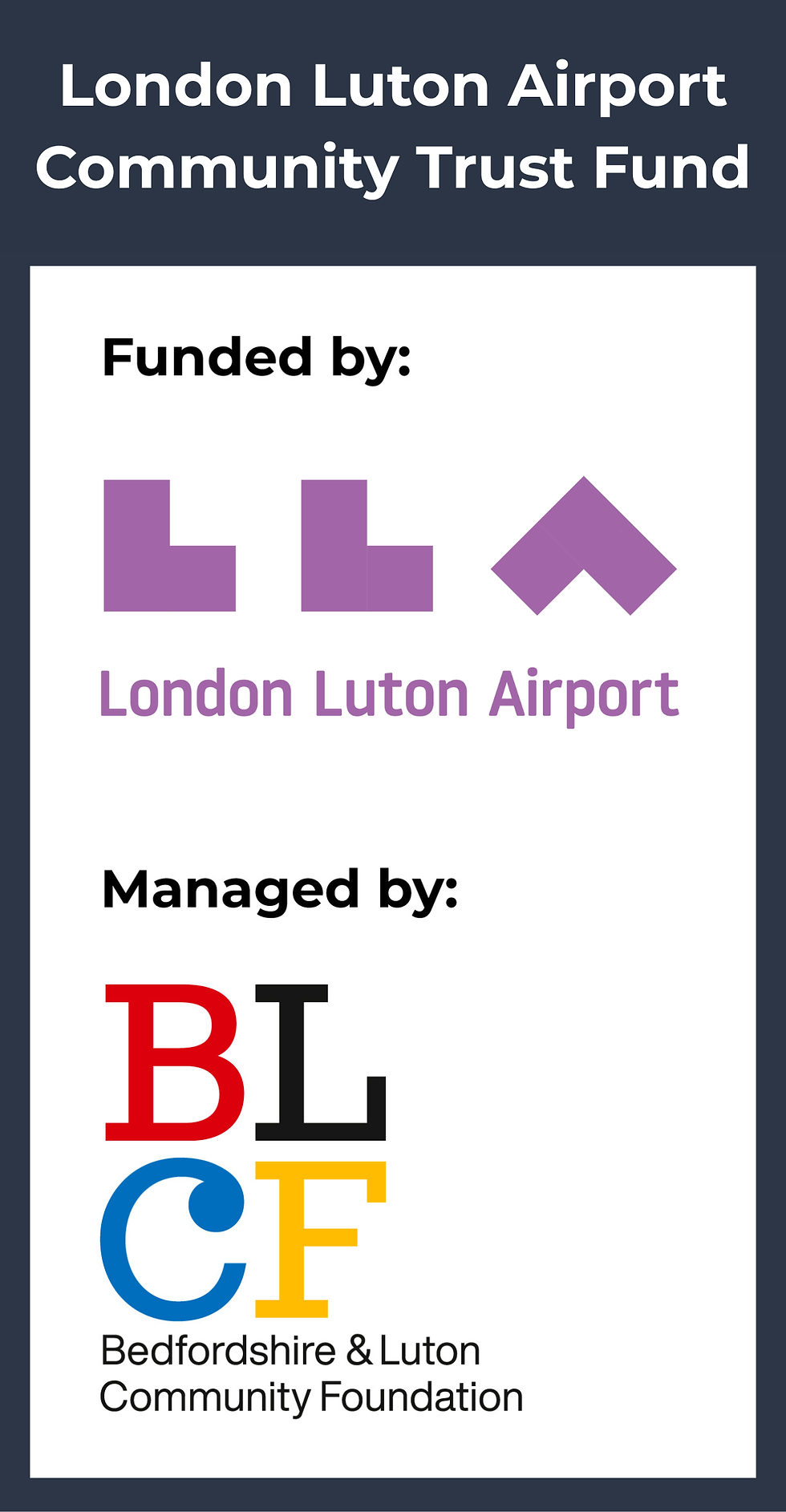 Funded by Bedfordshire & Luton Community Foundation