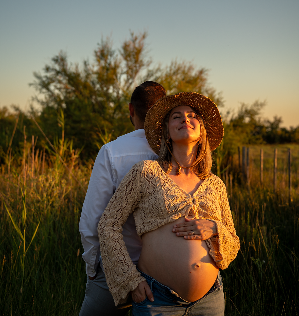 couple grossesse photo nature