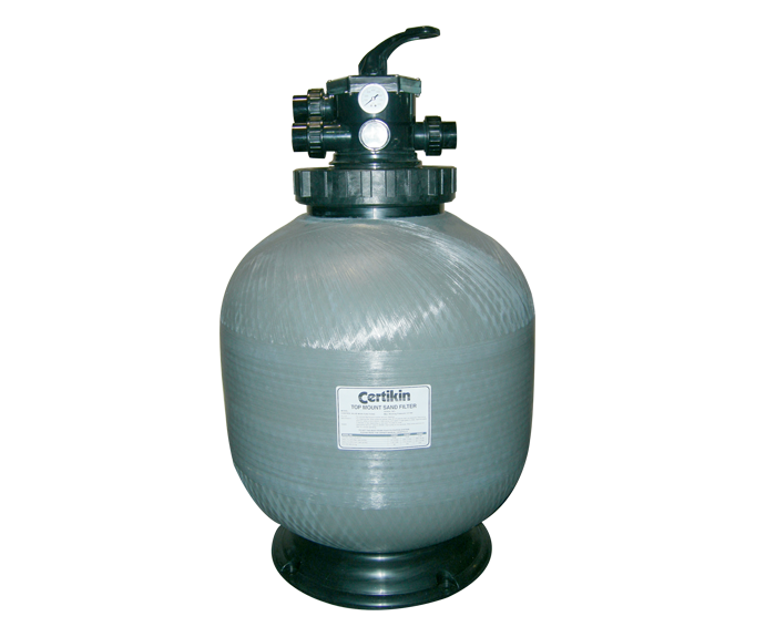 20” (500mm) Vision top mount filter - 10m³/hr + 90kg sand
