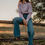 Thumbnail: Lilac Linen Gal ~ Slim Fit