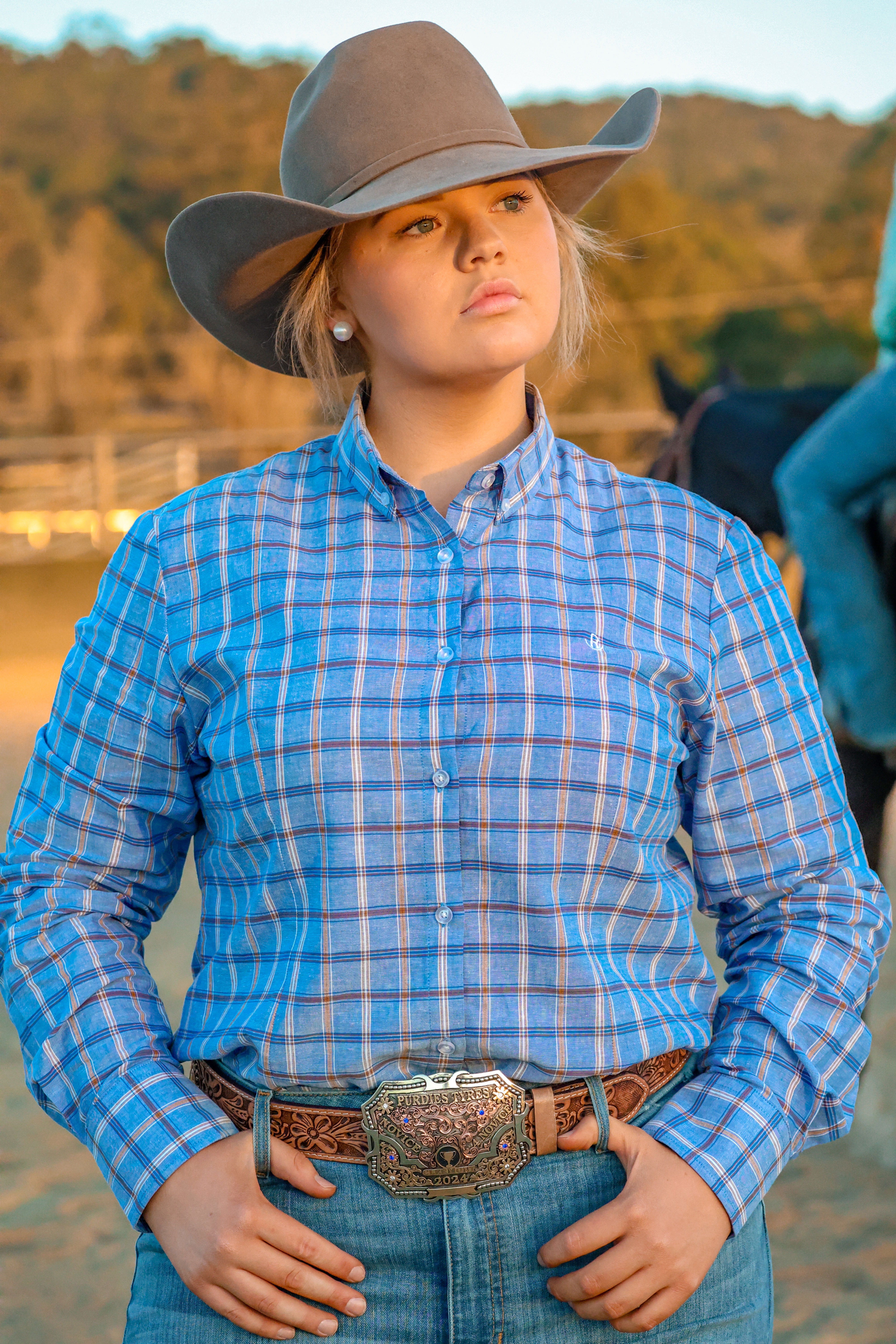 Blue & Orange Gal ~ Classic Fit