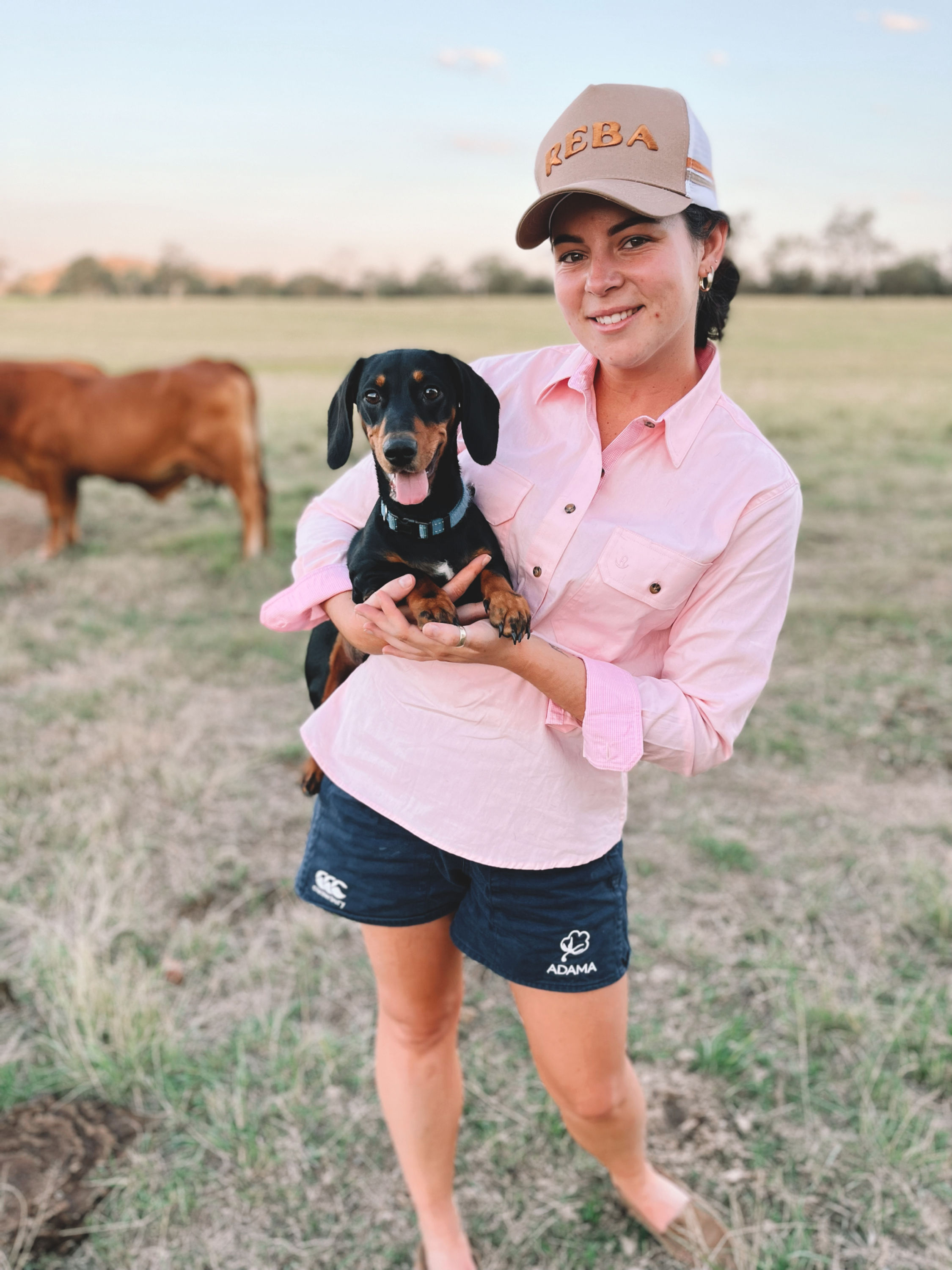 Gals Work Shirt - Blush Pink
