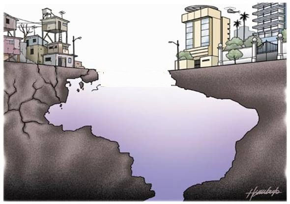 Desigualdade social e renda injusta