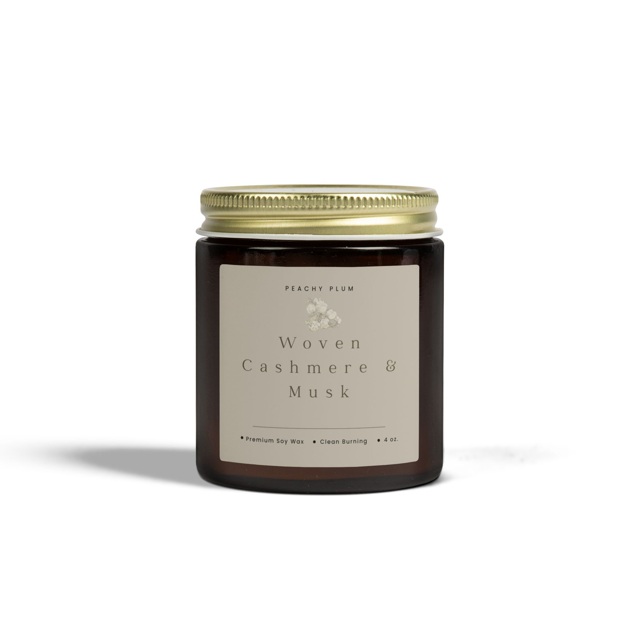 Woven Cashmere & Musk Artisanal candle