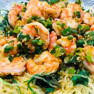 Shrimp Scampi Spaghetti Squash