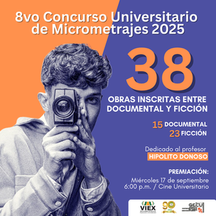 Cerramos convocatoria del VIII Concurso de Micrometrajes Universitario