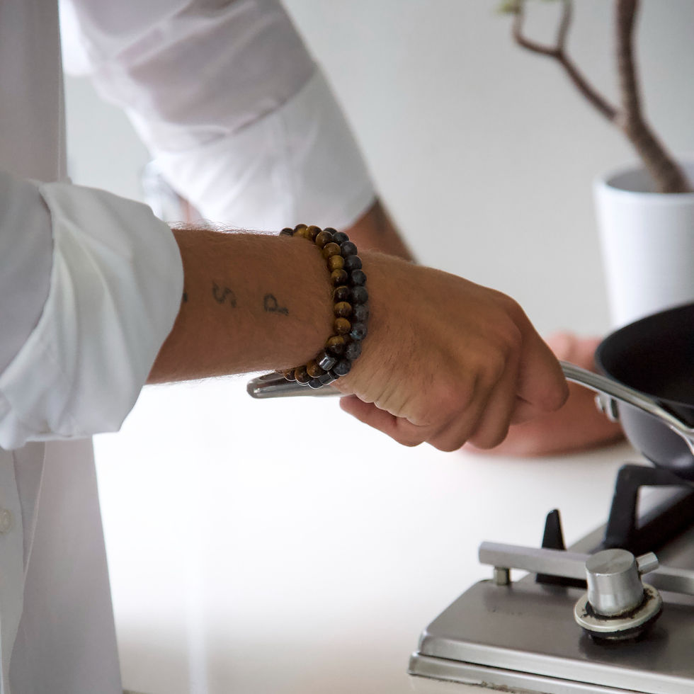 Miniatura: Bracciale &amp;quot;Light My Fire&amp;quot; con occhio di tigre