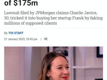 JPMorgan Chase & Co, is accusing young Jewish entrepreneur Charlie Javice of scamming