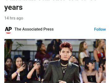 China sentences Chinese-Canadian star Kris Wu to 13 years